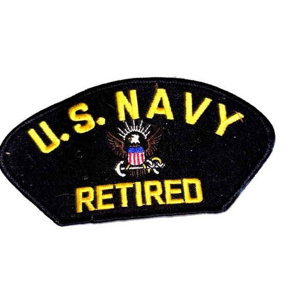 Lot Of 3 Patches -General Dynamics And US Navy Retired - Picture 3 of 4